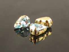 Preciosa MC Pearshape in Sew-on Setting