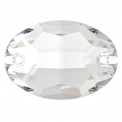 Preciosa Oval 2H 24x17mm Crystal