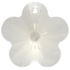 Preciosa® pendant Flower 1H 14mm Crystal Argent Flare