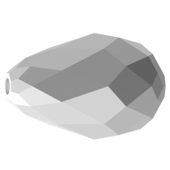 Preciosa MC Bead Pear 12x8mm Crystal Labrador Half