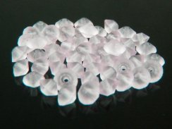Preciosa Perle Rondelka 3x5mm Light Rose Matte