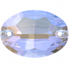 Preciosa Ovál 2D 10x7mm Crystal AB