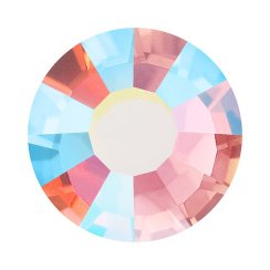 Preciosa MC Šatónová ruža VIVA12® Hotfix ss30 Light Rose AB