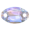 Preciosa Ovál 601 2D 18x11mm Crystal AB Pure