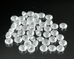 Preciosa MC Bead Spacer 3x5mm Crystal Matte