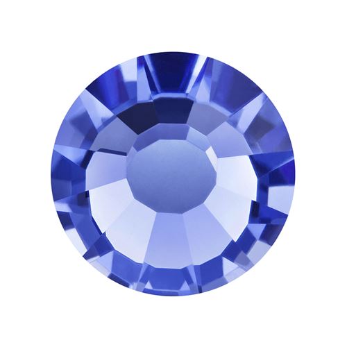 Preciosa Šatonová růže VIVA12® nažehlovací ss16 Blue Violet