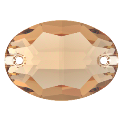 Preciosa Oval 2H 16x11mm Crystal Honey