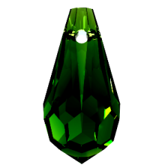 Preciosa® pendant MC Drops 984 1H 9x18mm Green Turmaline