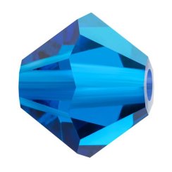 Preciosa MC Rondelle Bead 10mm Capri Blue