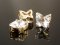 Preciosa® MC Motýľ 10mm Crystal - Zlatý našívací  kotlík