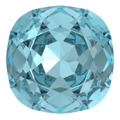 Preciosa MC Oblý Štvorec MAXIMA 10x10mm Aqua Bohemica