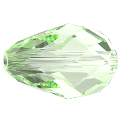 Preciosa MC Bead Pear 9x6mm Crystal Viridian
