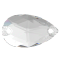 Preciosa Hruška 2D 12x7mm Crystal
