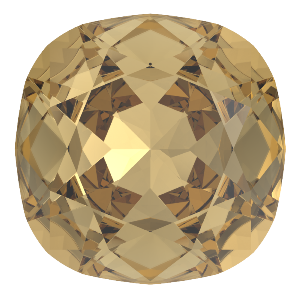 Preciosa MC Oblý Čtverec MAXIMA 12x12mm Lt.Coloredo Topaz Pure