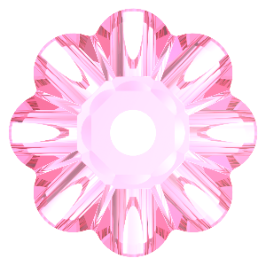 Preciosa  Loch Flower 1H 10mm Pink Sapphire