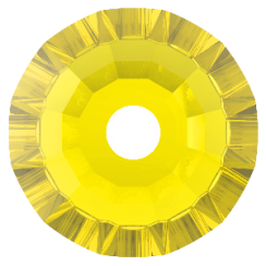 Preciosa Šatonová ruža VIVA12® 1D 3mm Citrine