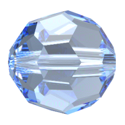 Preciosa MC Round Bead 8mm Crystal Lagoon