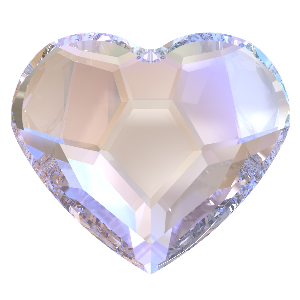 Preciosa Srdce MAXIMA nažehlovací 10mm Crystal AB