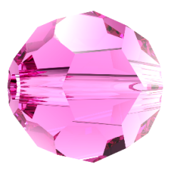 Preciosa MC Round Bead 6mm Rose