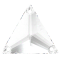 Preciosa Triangle 3D 22mm Crystal