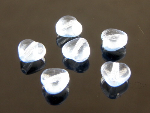 Czech glass Heart beads