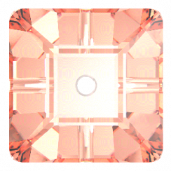Preciosa Čtvereček 1D 8x8mm Crystal Apricot