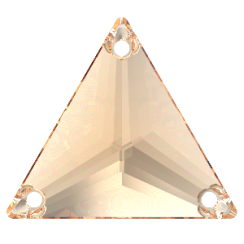 Preciosa Triangl 3D 22mm Crystal Honey