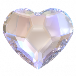 Preciosa Srdce MAXIMA nažehlovací 10mm Crystal AB
