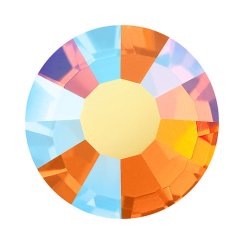 Preciosa MC Šatonová růže VIVA12® No Hotfix ss34 Sun AB