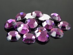 Preciosa šatonová růže nažehlovací ss16 Amethyst