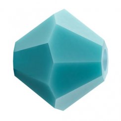 Preciosa MC Rondelle Bead 4mm Turquoise