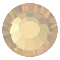 Preciosa MC Šatonová růže VIVA12® nažehlovací ss30 Light Coloredo Topaz