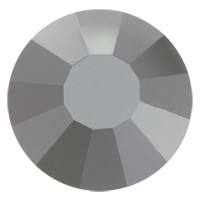 Preciosa MC Šatonová růže VIVA12® nažehlovací ss20 Jet Silver Flare