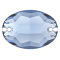 Preciosa Oval 2H 10x7mm Light Sapphire