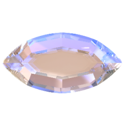 Preciosa MC Naveta nalepovací 8x4mm Crystal AB