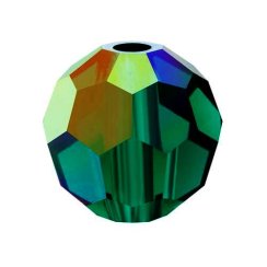 Preciosa MC Round Bead 8mm Green Turmaline AB