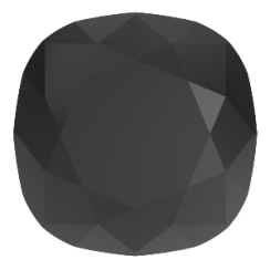Preciosa MC Cushion Square MAXIMA 10x10mm Jet