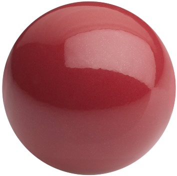 Preciosa Round Pearl MAXIMA 1H 4mm Cranberry