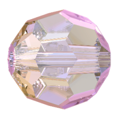 Preciosa MC Round Bead 4mm Crystal Vitrail Light