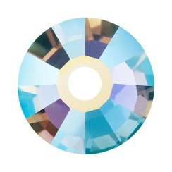 Preciosa Šatonová ruža VIVA12® 1D 4mm Aquamarine AB