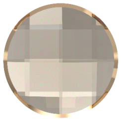 Preciosa Šachovnicový kruh MAXIMA nažehlovací 20mm Crystal Honey