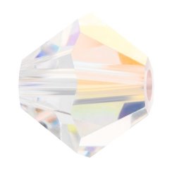 Preciosa MC Rondelle Bead 3mm Crystal AB