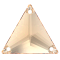 Preciosa Triangl 3D 16mm Crystal Honey