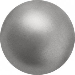 Preciosa Perle vosk guľatá MAXIMA ½D 12mm Dark Grey