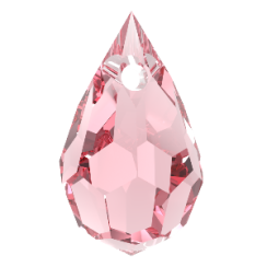 Preciosa® pendant MC Drops 681 1H 6x10mm Light Rose