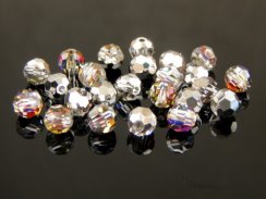 Preciosa MC Round Bead 4mm Crystal Volcano