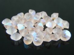 Preciosa MC Bead Spacer 4x6mm Light Rose Matte AB