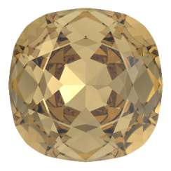 Preciosa MC Oblý Štvorec MAXIMA 12x12mm Lt.Coloredo Topaz Pure