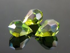 Preciosa® prívesok MC Drops 681 1D 6x10mm Peridot Celsian