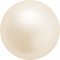 Preciosa Round Pearl MAXIMA 1H 6mm Creamrose